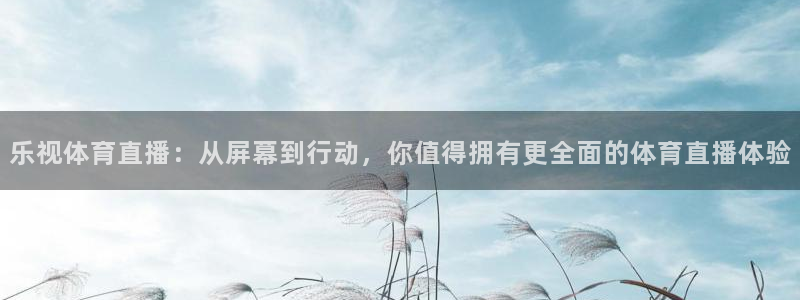 乐视体育直播：从屏幕到行动，你值得拥有更全面的体育直播体验