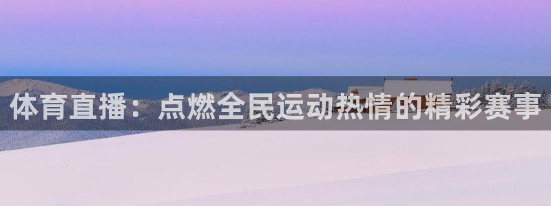 体育直播：点燃全民运动热情的精彩赛事
