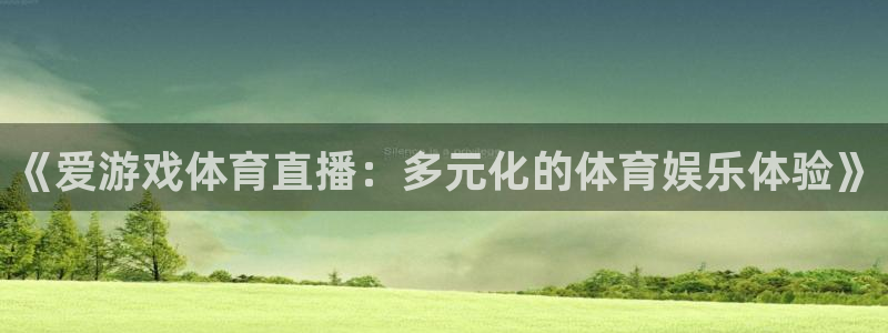 《爱游戏体育直播：多元化的体育娱乐体验》